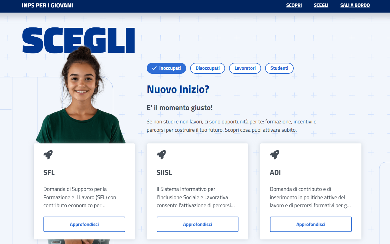 Inps per i giovani