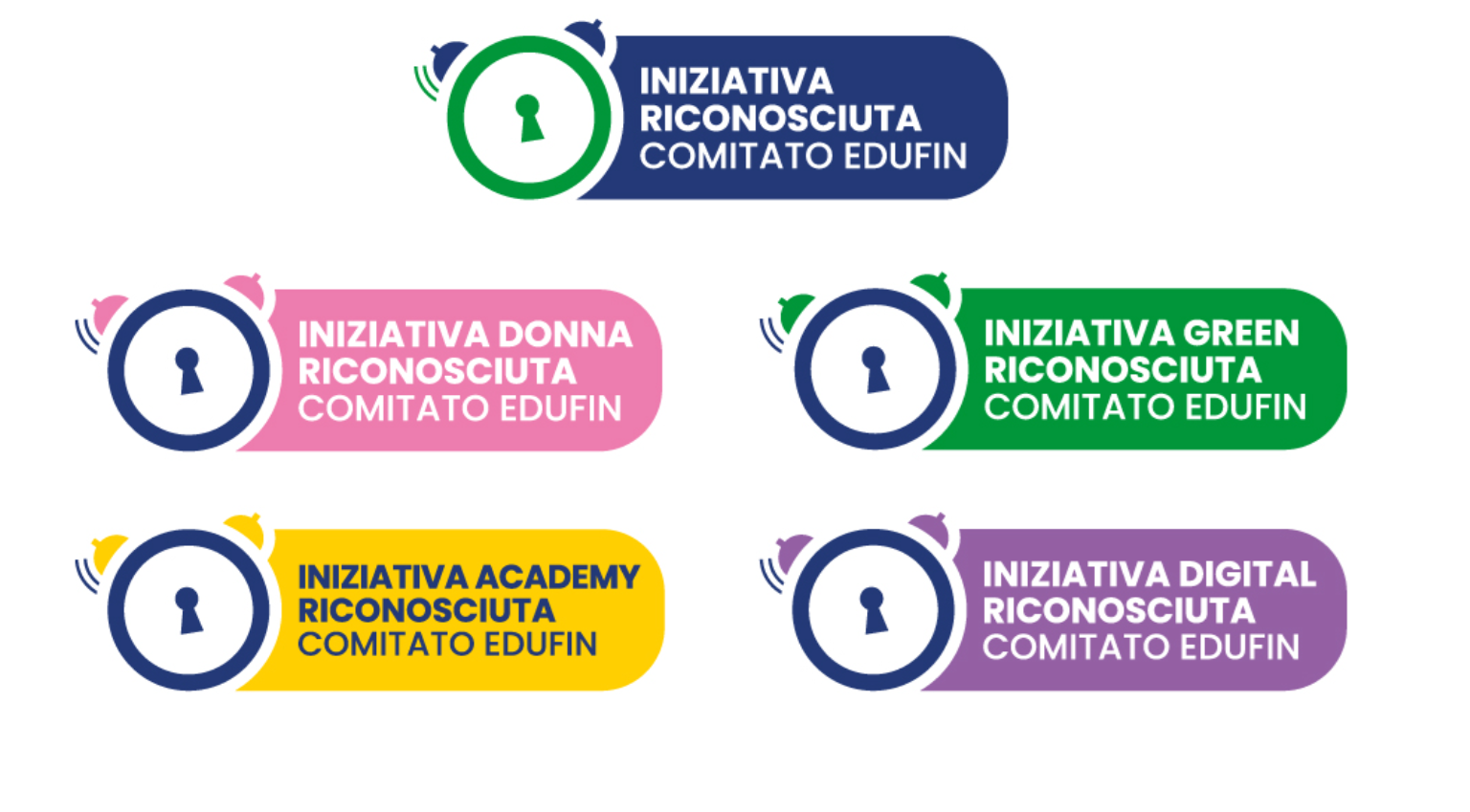 Colori bollino di qualità Comitato Edufin